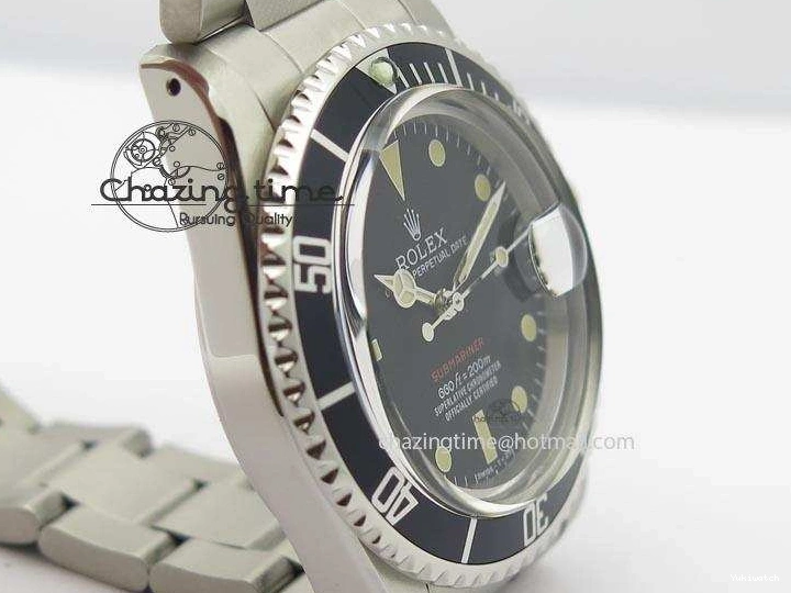 (Superlumed 200m Dial Hands) And black Best 1680 Edition Submariner 660ft A2836 Vintage 0215